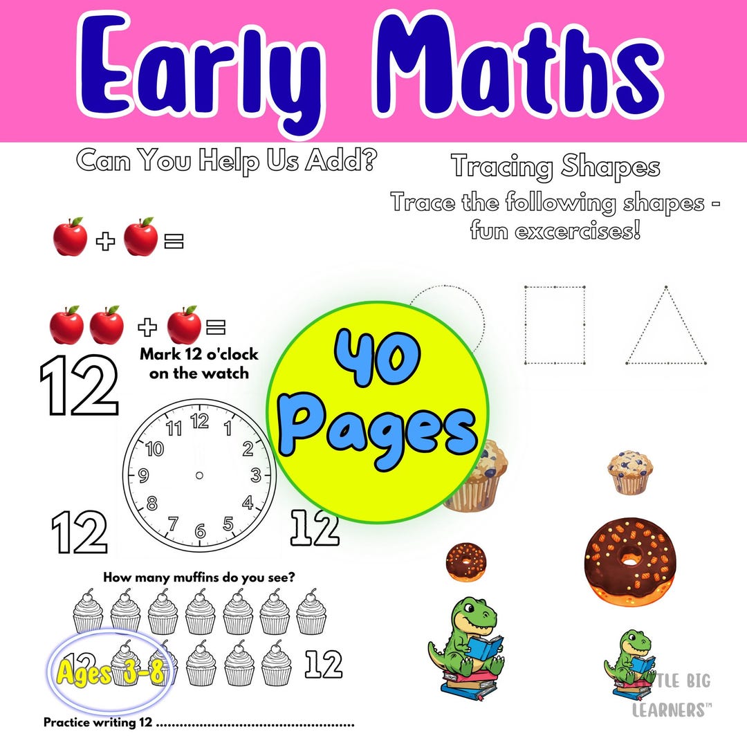 Toddler Counting Book Printable | Numbers 1-10 Math Activity (PDF ...