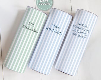 Custom Teacher Name Tumbler-Personalized Tumbler Gift for Teacher Appreciation Thank You Gift For Teacher Travel Mug-Back to School Gifts