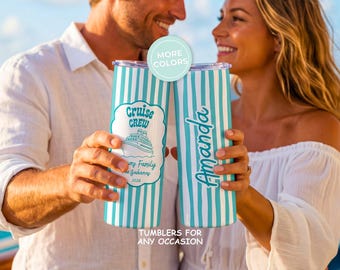 Custom Vacation Tumbler, Girls Trip Tumbler, Personalized Family Vacation Tumbler, Cruise Custom Tumbler, Beach Girl Gifts