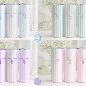 Personalized Mama Tumbler-Custom Name Tumbler-New Parent Gift-Mother's Gift-Future Mom Gift-New Baby Gift for Mom-Pregnancy Announcement image 2