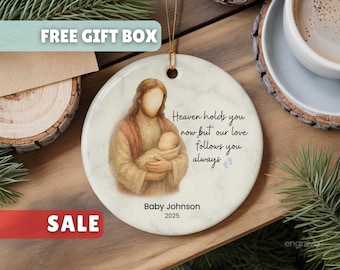 Custom Miscarriage Ornament Personalized Baby Memorial Miscarriage Keepsake Gift for Baby Loss Stillborn Memorial Pregnancy Loss Ornament