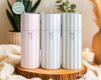Personalized Auntie Tumbler-Custom Aunt Name Cup-Baby Announcement Gift For Aunt-Personalized Pregnancy Reveal Gift-New Aunt Gift Idea