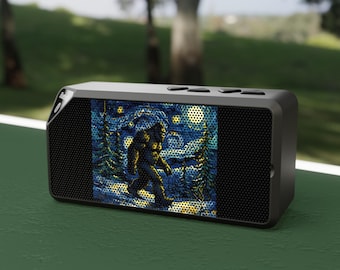 Altavoz Bluetooth con diseño artístico, regalo para amantes de la música, gadget tecnológico