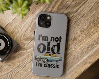 Classic Car Tough Phone Case - Vintage Design