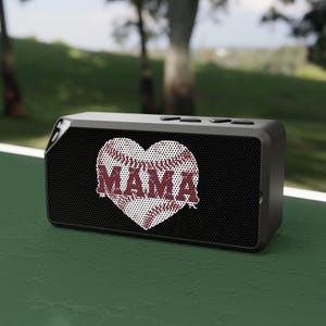 Altavoz Bluetooth: regalo perfecto para mamás de béisbol, regalo para el Día de la Madre, altavoz Jabba para fanáticos de los deportes, altavoz inalámbrico portátil, béisbol
