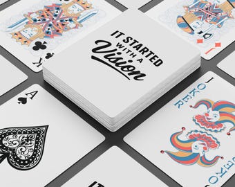 Poker Playing Cards Set, Vibrant Design, Game Night Essential