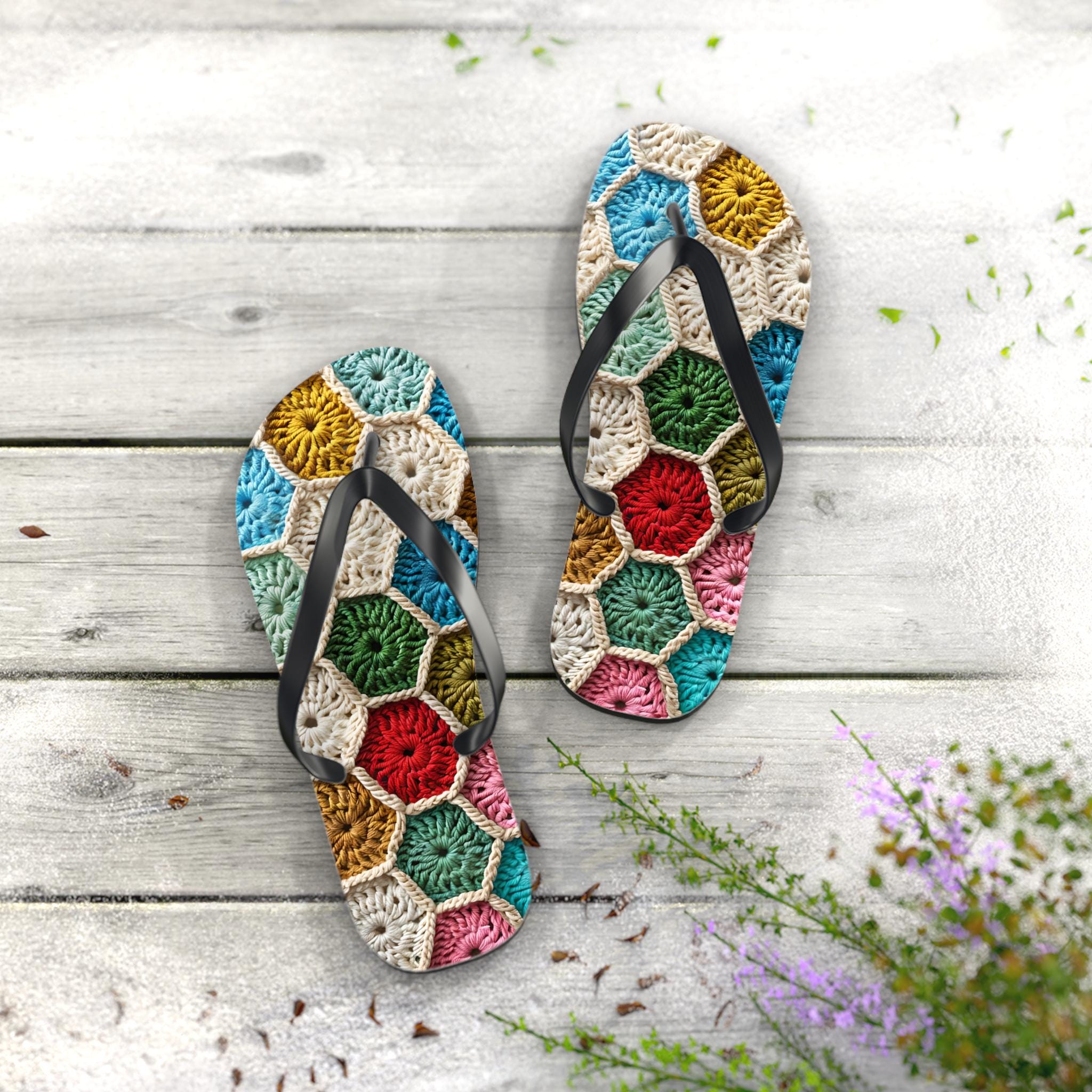 Mens Crochet Sandals - Etsy display picture 2