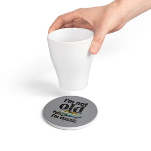 Classic Car Style Ceramic Coaster - Perfect Gift for Car Enthusiasts, Vintage Home Decor, Party Favors, Retro Gift Idea