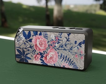 Enceinte Bluetooth florale, Lecteur de musique portable, Audio extérieur