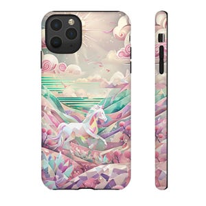 Whimsical Unicorn Phone Case - Magical Tough Cases for Animal Lovers, Unique Gift for Birthdays, Special Occasions, Cute Phone Accessory
