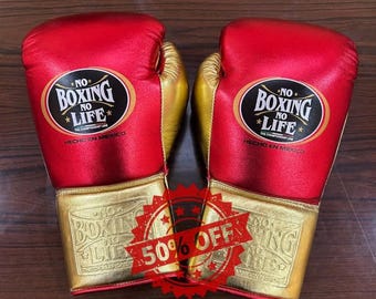 Canelo No Boxing No Life Boxing Gloves, Customized Boxing Gloves, Custom Gloves, Anniversary gift, birthday gift, boxing gym, Canelo Gloves
