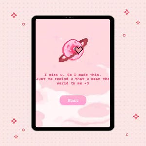 PixiStick ™ personalisiertes digitales Geschenk | Benutzerdefinierte interaktive Website | Niedliches Virtuelles Geschenk für Paare, Beste Freunde & Geburtstagskinder