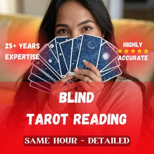Blind Tarot Reading | Same Hour Psychic Reading for Love, Career, and Life Insights | Medium Reading | Relationship Reading