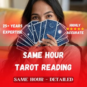 Same Hour Tarot Reading | In-Depth Tarot Reading | One Question Reading | PDF Tarot Reading | Accurate Tarot Reading | Same Hour Tarot