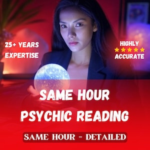 Same Hour Psychic Reading | In-Depth Psychic Reading | One Question Reading | PDF Tarot Reading | Accurate Psychic Reading | Same Hour Tarot