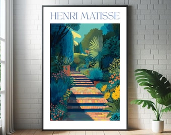 Henri Matisse Art Poster - Modern Gallery Exhibition Print