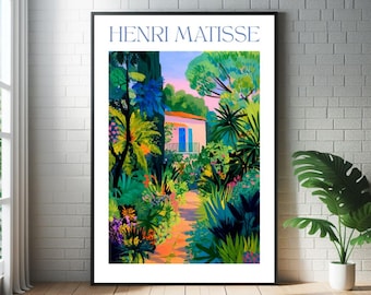 Henri Matisse Art Poster - Modern Gallery Exhibition Print