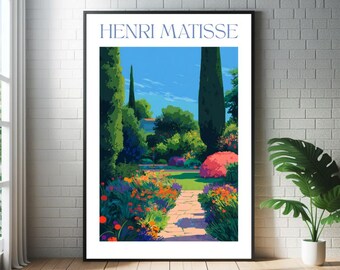 Henri Matisse Art Poster - Modern Gallery Exhibition Print