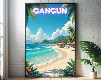 Reisposter Cancun: Mexico Bestemmingsafbeelding