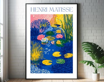 Henri Matisse Art Poster - Modern Gallery Exhibition Print