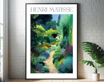 Henri Matisse Art Poster - Modern Gallery Exhibition Print