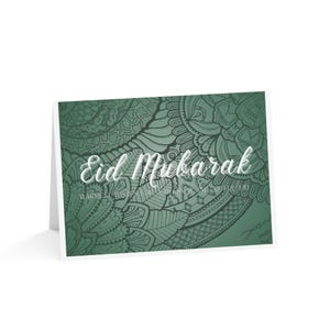 Cartão de felicitações digital Eid Mubarak | Download instantâneo | Cartão de Eid islâmico para impressão | Cartão de feriado muçulmano