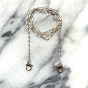 Face Mask Chain in 14k Gold Fill or Sterling Silver // - Etsy