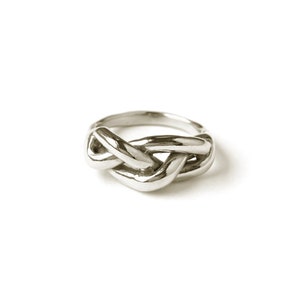 PLAIT Chunky Braided Ring in Brass, Sterling Silver, Gold Vermeil or 10k gold image 10