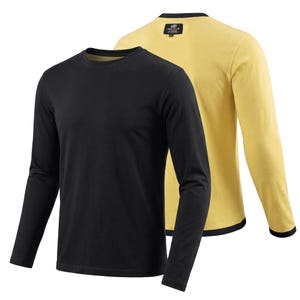 Camiseta de motociclista con forro de aramida, resistente a la abrasión, para motociclistas 1.0 Black