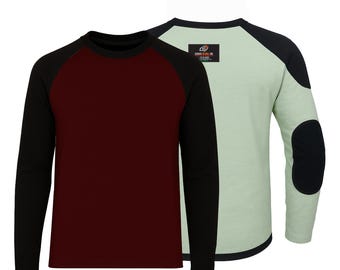 Kevlar Raglan Motorcycle Shirt Armored CE Pads