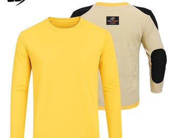 Butter Yellow Kevlar Motorcycle T-Shirt Armored