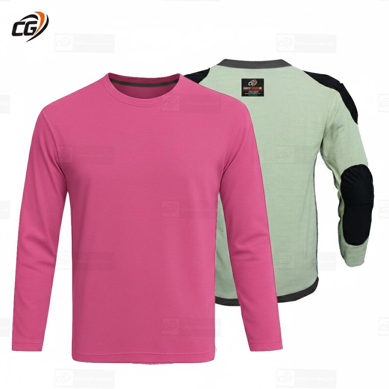Charcoal Grey Aramid Motorcycle T-Shirt Armored Riding Shirt with CE Pads Hot pink