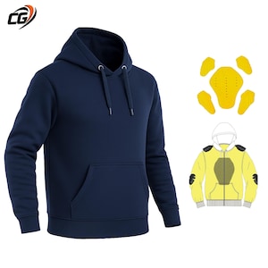 Ultimate Protection Kevlar Motorcycle Hoodie with CE Level 2 Armor Unisex Street Bike Jacket
