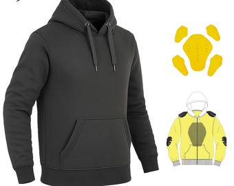 Ultimate Protection Kevlar Motorcycle Hoodie with CE Level 2 Armor Unisex Street Bike Jacket