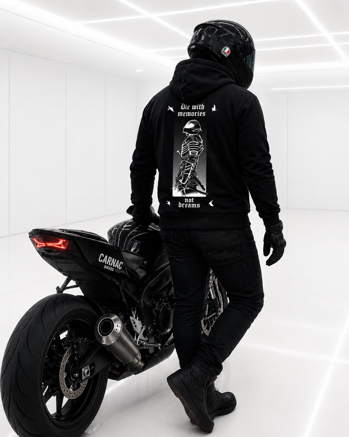 Motorcycle Rider Hoodie - Etsy