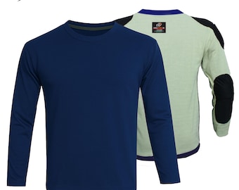 Kevlar Lined Armored Motorcycle Shirt: CE Padded Biker Tee