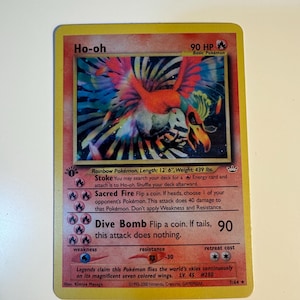 Tarjeta PROXY Ho-oh de la Primera Edición de Pokémon