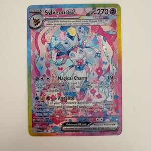 Tarjeta PROXY de Evoluciones Prismáticas de Pokémon Sylveon Ex
