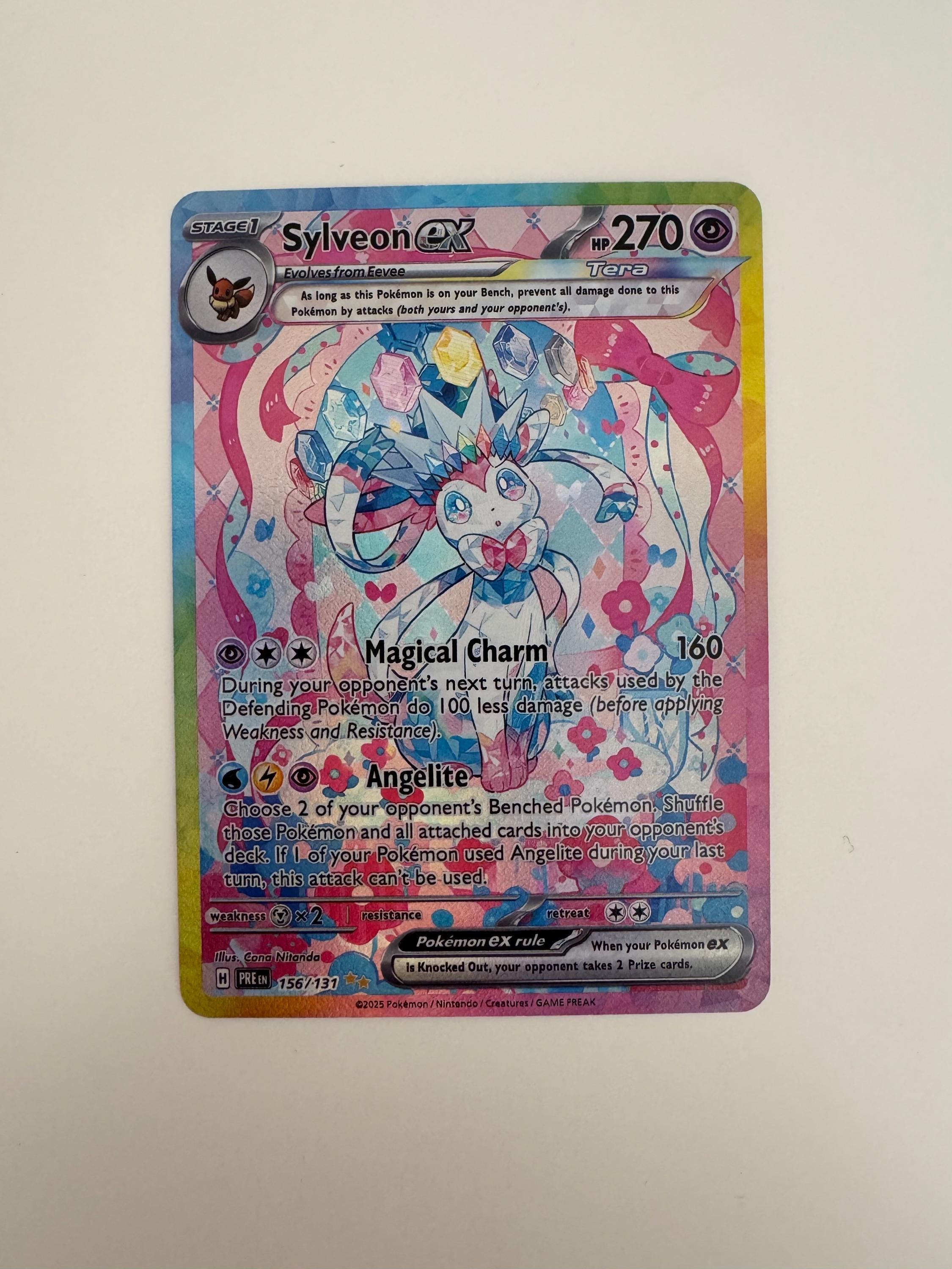 Pokemon Sylveon Ex Prismatic Evolutions PROXY Card