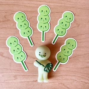 Smiski Dango Sticker | diecut, matte, vinyl, stickers, stationery, stationary, journal, illustration, japan, kawaii, trinket, sonny angel