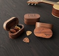 Personalised Wooden Guitar Box & Pick, Custom Guitar Pick, Custom Wood Guitar Plectrum Organiser Case, Musical Gift, Christmas Gift product logo