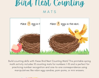 Bird Nest Counting Mats