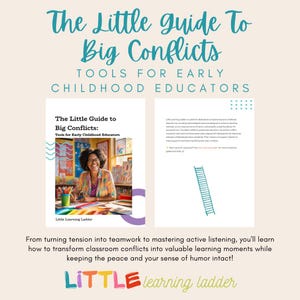 The Little Guide to Big Conflicts | Printable E-book for Teachers | Preschool Conflict Resolution and Classroom Management Tool