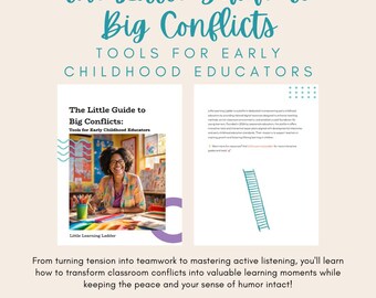 The Little Guide to Big Conflicts | Printable E-book for Teachers | Preschool Conflict Resolution and Classroom Management Tool