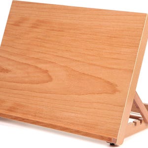 5-Position Wooden Drafting Table Easel | Adjustable Drawing & Sketch Board | 16.5 x 12.1 Art Desk