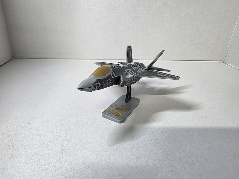3D Printed F-35 Lightning II Jet Model - Etsy