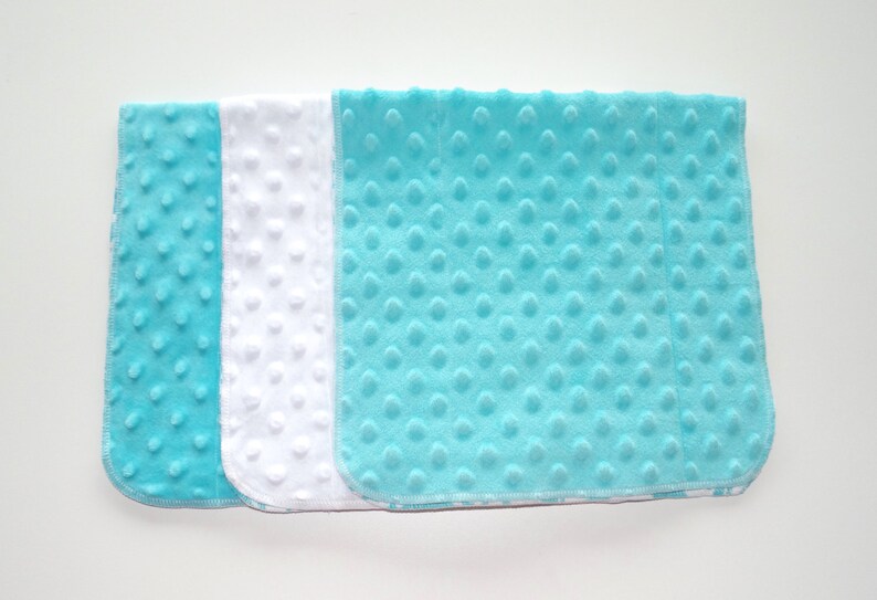 Baby girl damask scroll soft burp cloths set of 3 flannel and Etsy