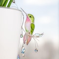 Plant Stakes Stained Glass Hummingbird Suncatcher - Mothers Day Gifts