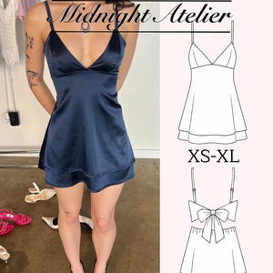 Double Layered Mini Dress Sewing Pattern | Video Tutorial