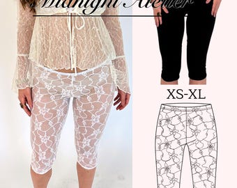 Lace & Solid Capri Sewing Pattern